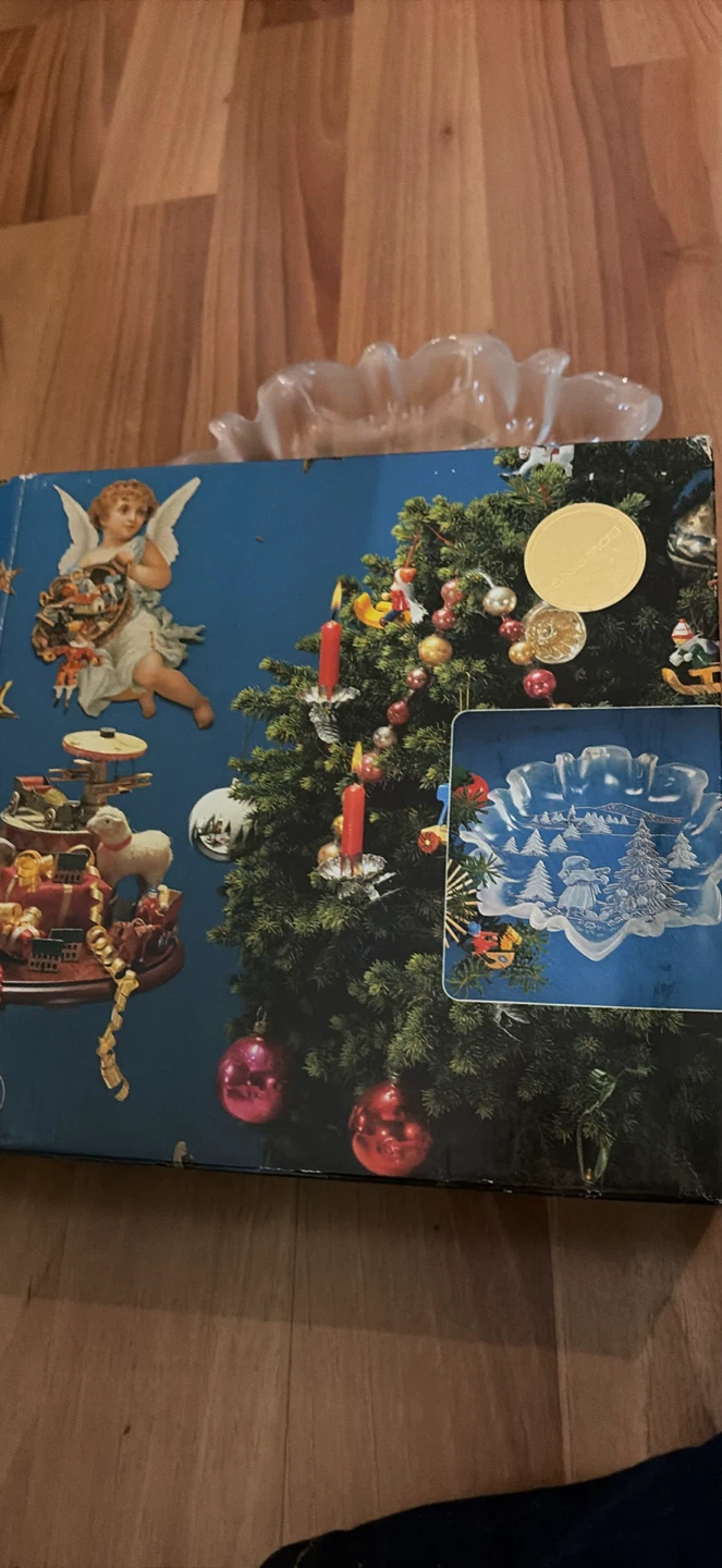 Christmas glass Plate 25 cm - photo 3