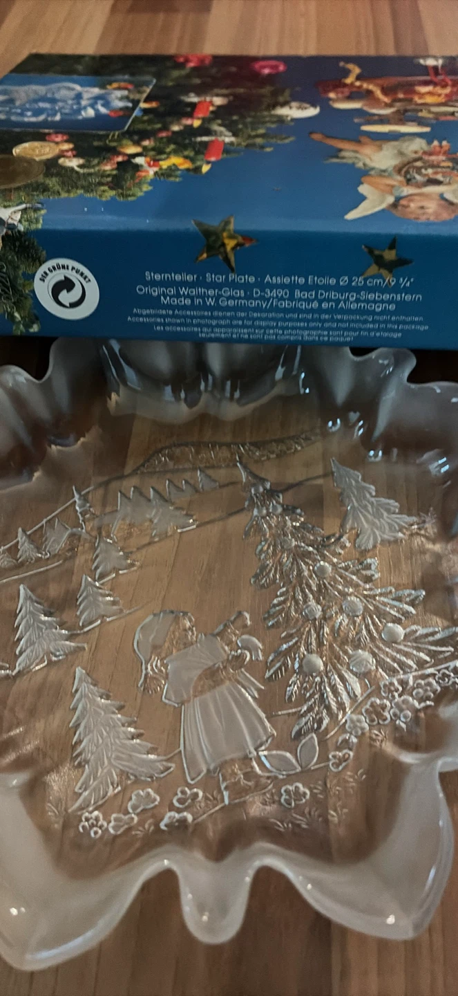 Christmas glass Plate 25 cm - photo 2