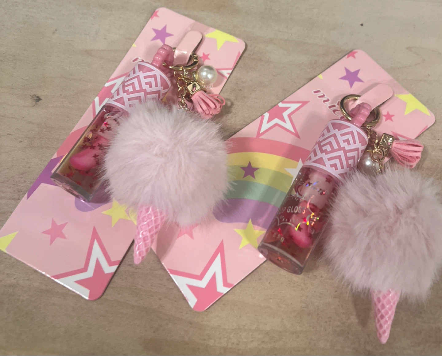 2 new Lip Gloss Keychain together $17