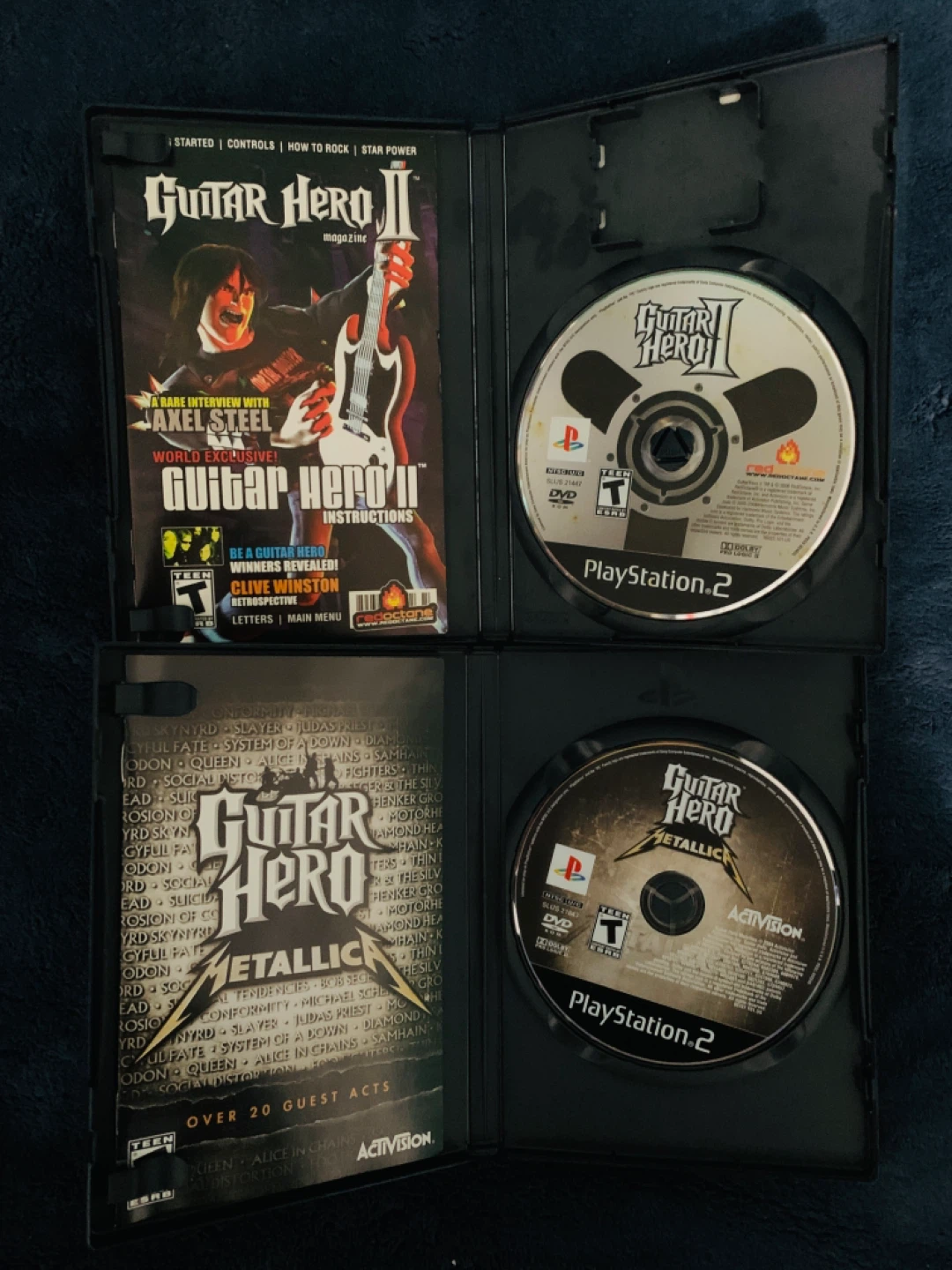 Guitar Hero 2 And Metallica (Sony PlayStation 2) Not Tested - photo 3