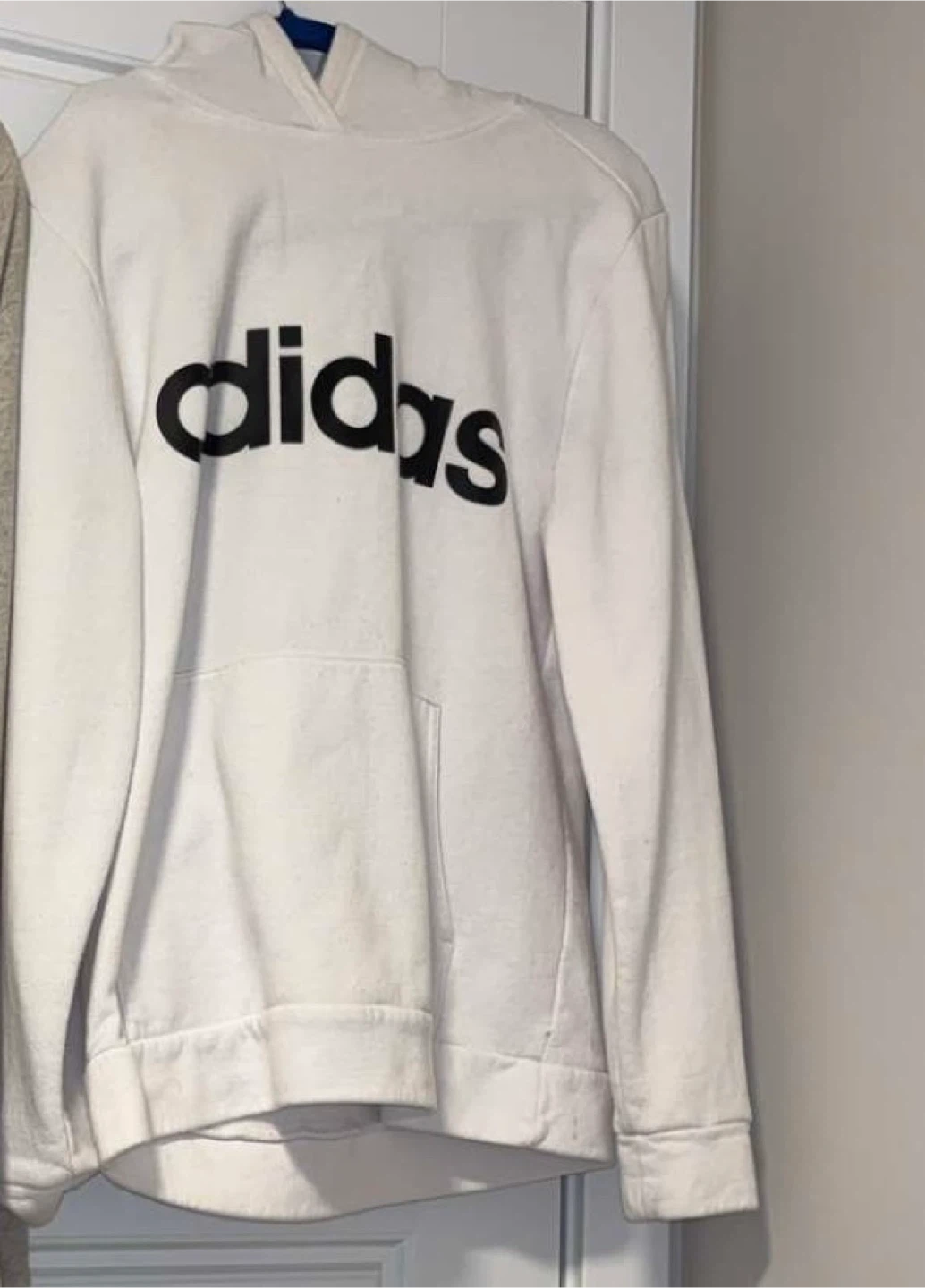 Adidas White Hoodie