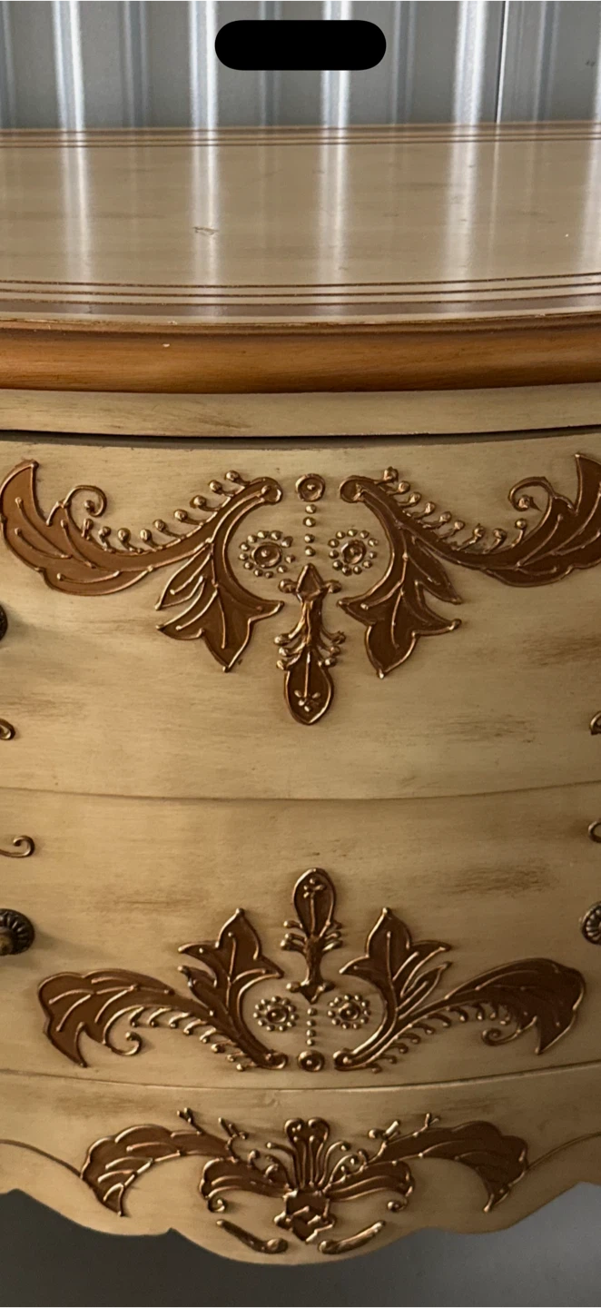 Vintage French style Ornate 2 - Drawer Dresser - photo 2