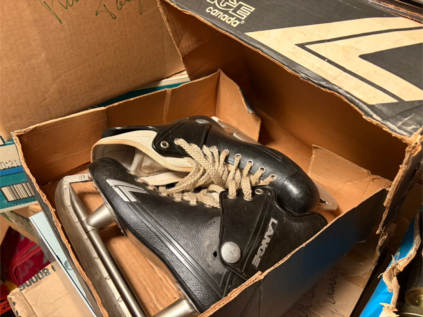 Vintage Lange Laser 5 men’s Skates size 9.5