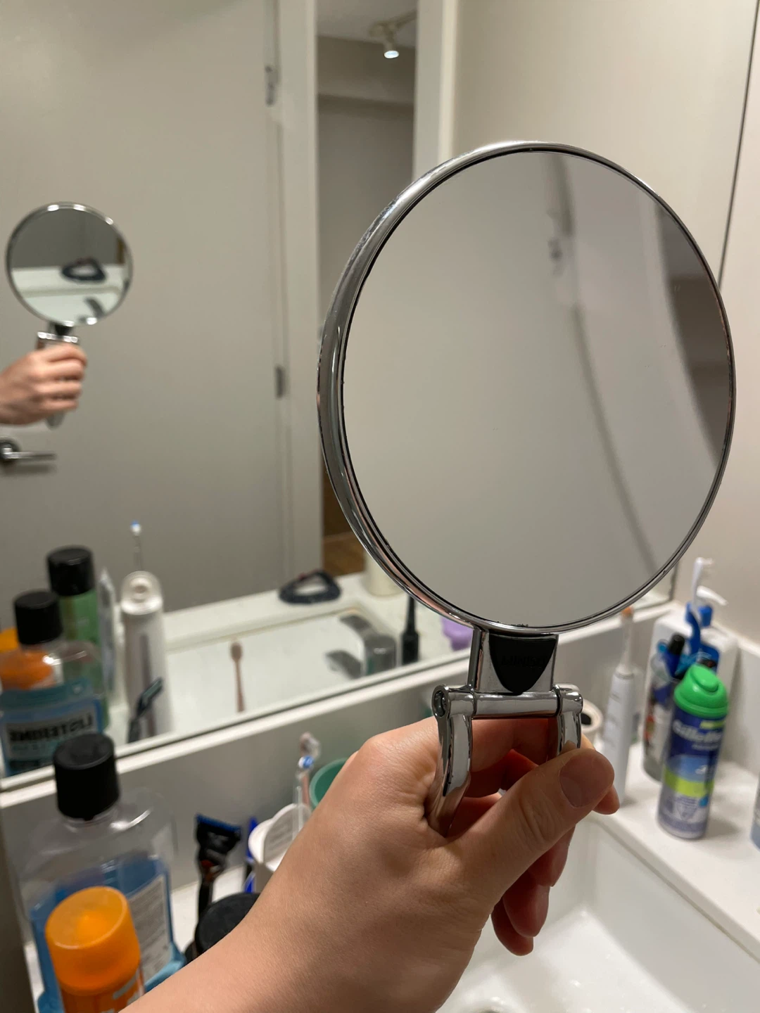 Miniso Chrome Vanity Makeup Mirror - photo 3
