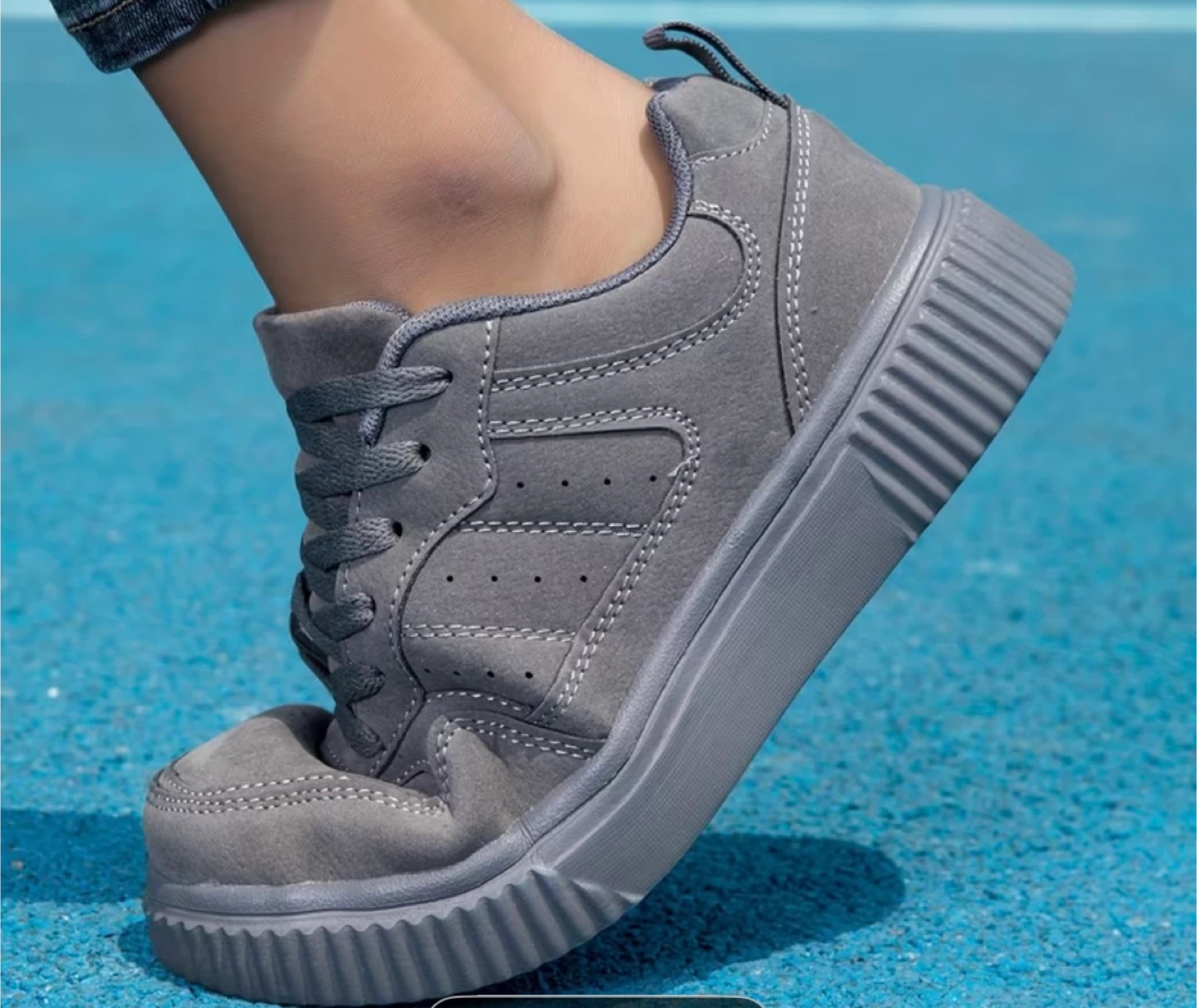 Grey Casual Sneakers - photo 2