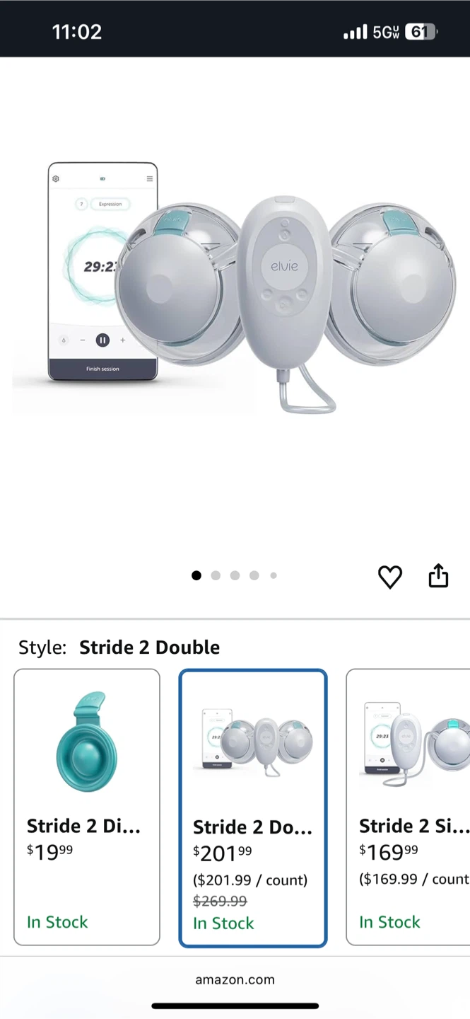 Elvie portable breast pump