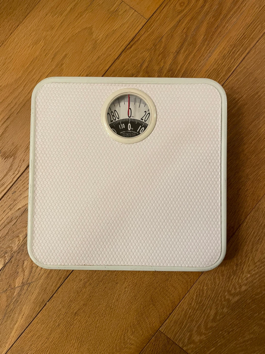 Vintage White Bathroom Scale