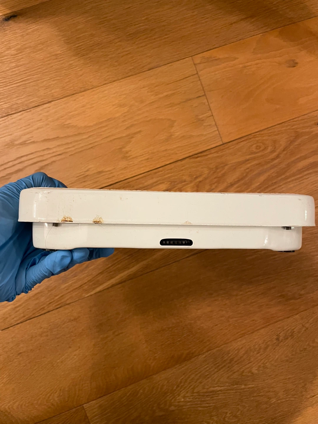 Vintage White Bathroom Scale - photo 2