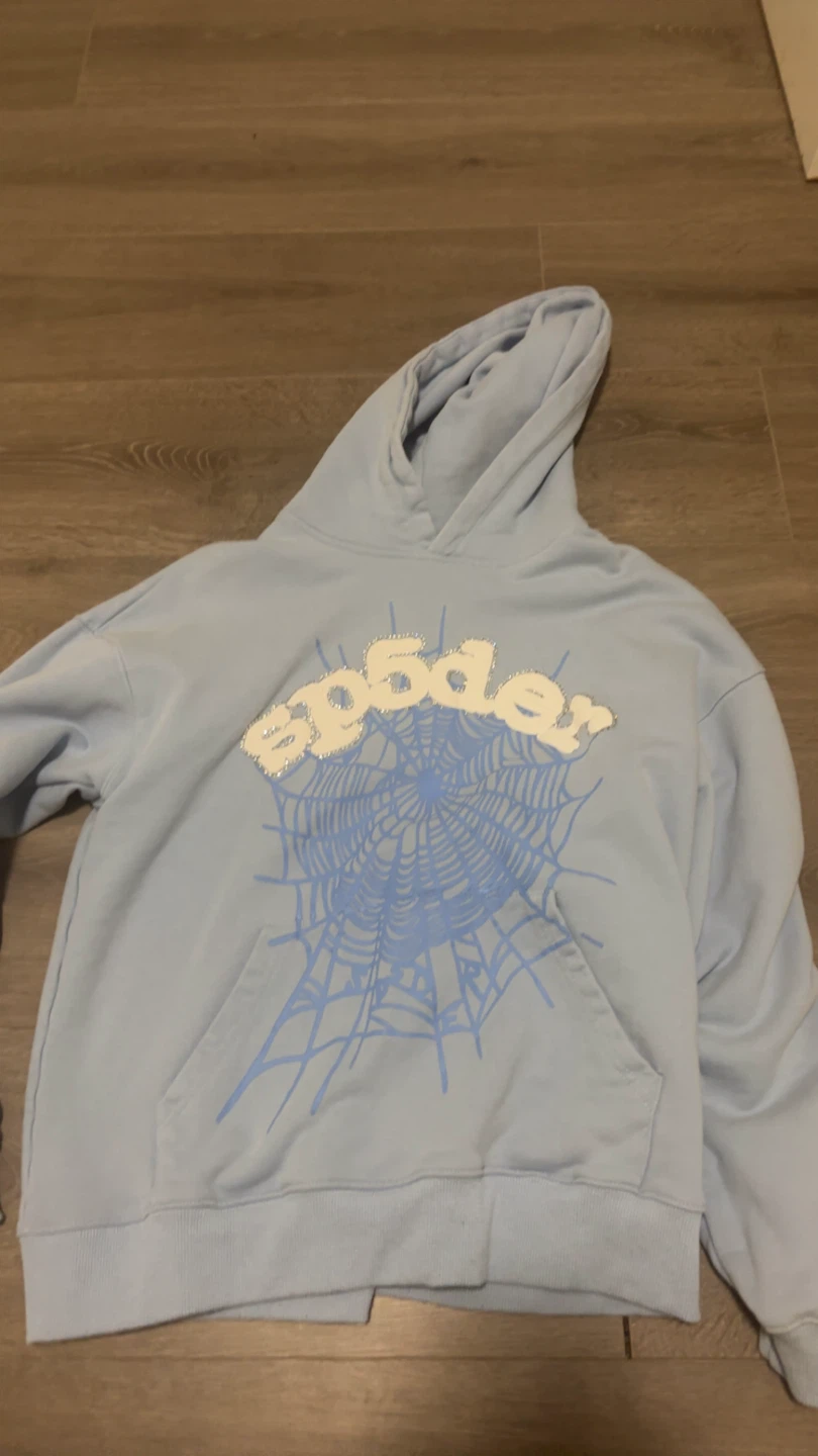 SP5DER Hoodie - Light Blue