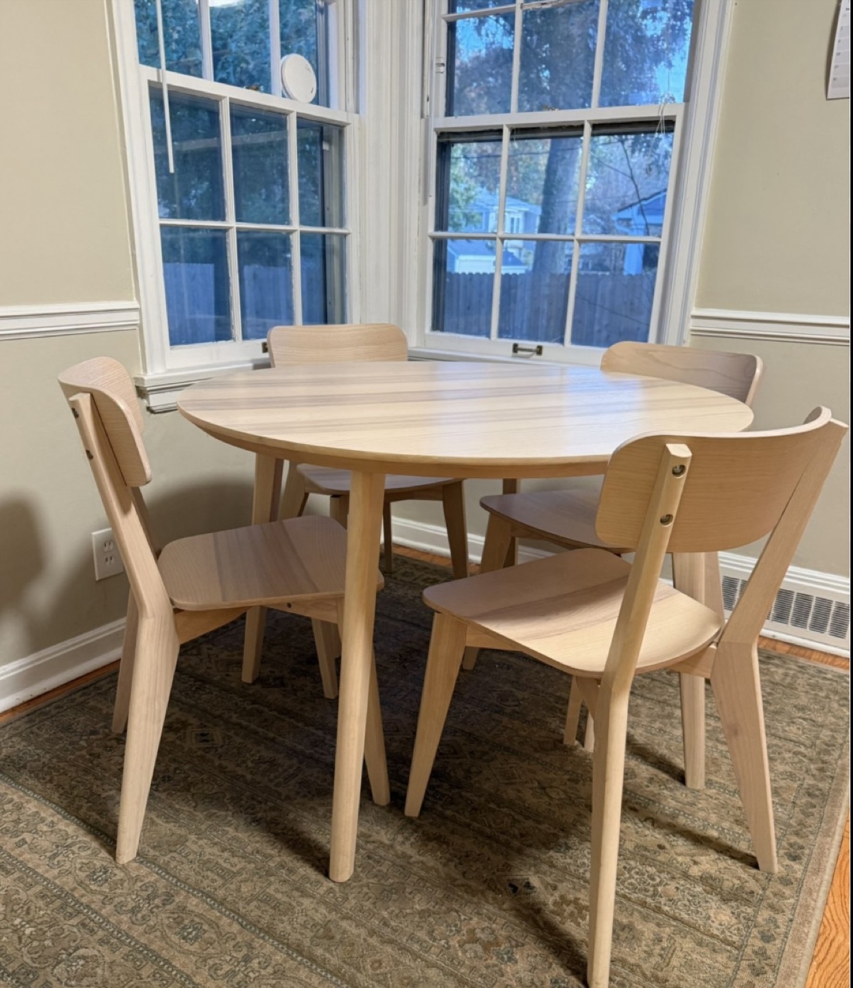 Can deliver—Ikea Lisabo round table and 4 chairs—Retail: $693.