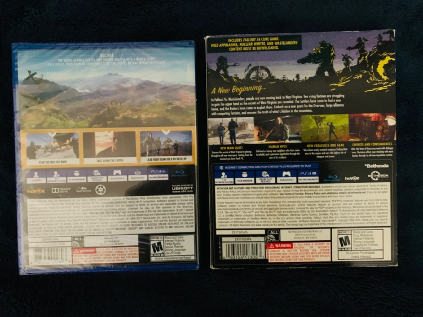 Ghost Recon Wildlands And Fallout 76 Both New PS4 Bundle - photo 2