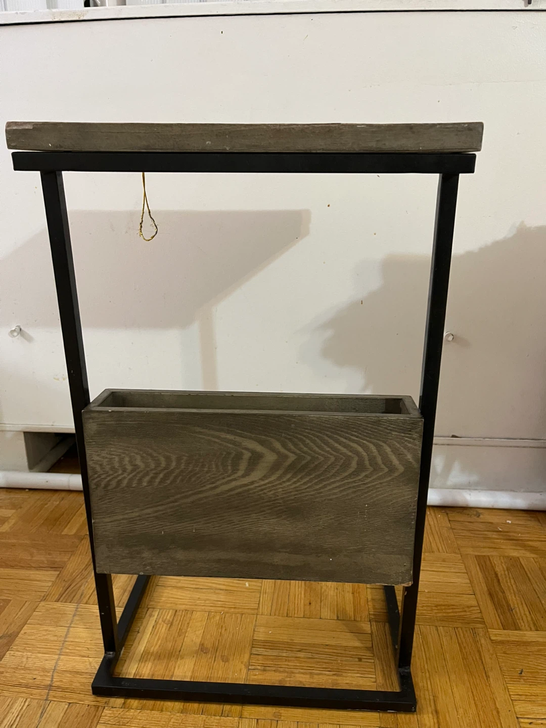 Wood & Metal Plant Stand - photo 2