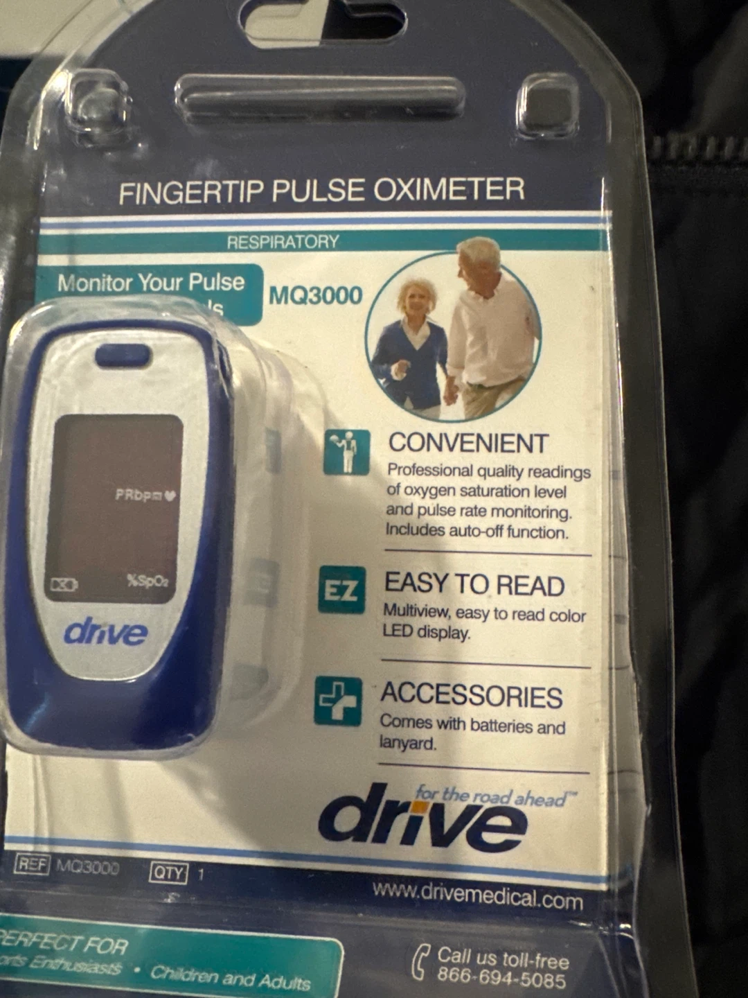 New Drive Fingertip Pulse Oximeter MQ3000