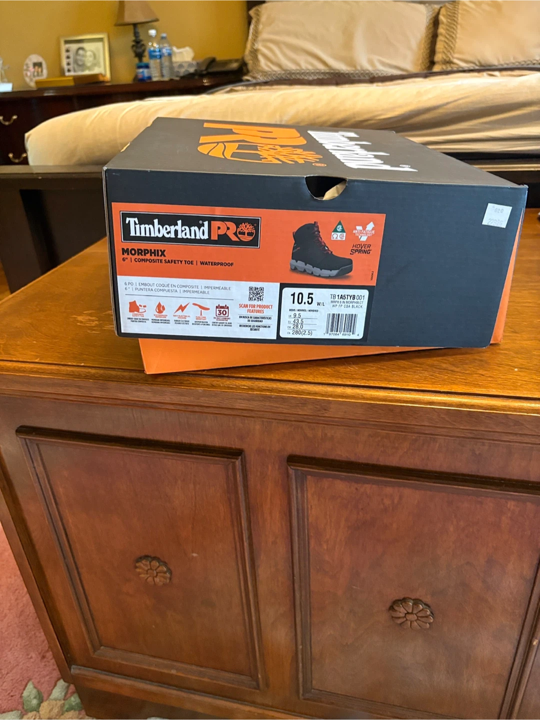 Timberland PRO Morphix 6" Waterproof Safety Toe Boots - 10.5 - photo 3