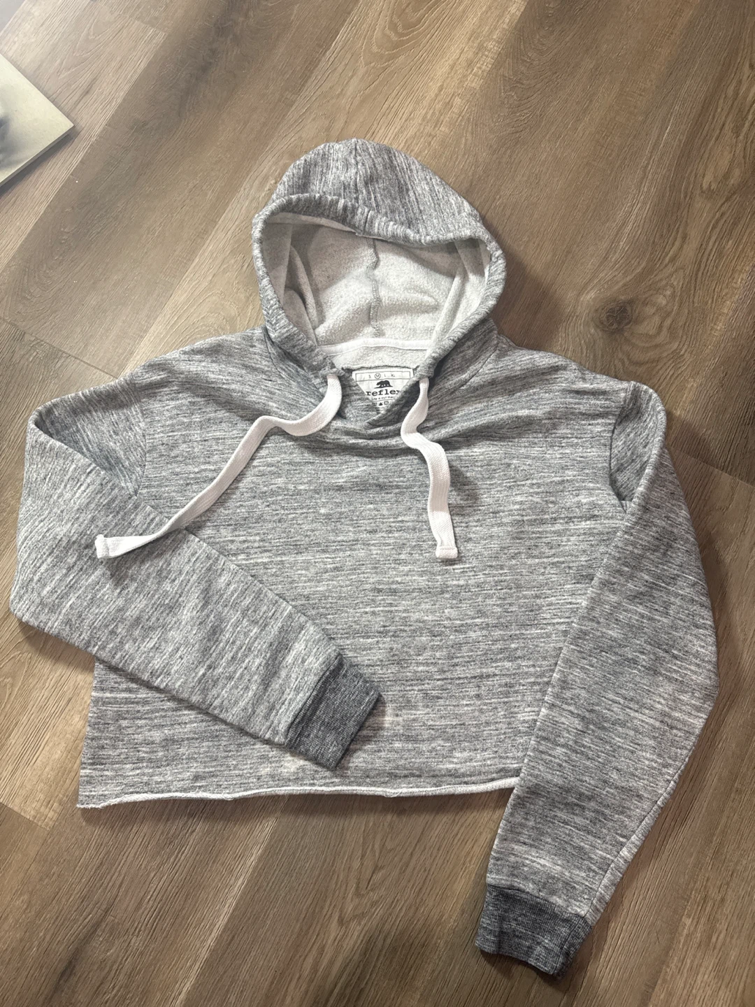 Reflex Gray crop Hoodie - Size M