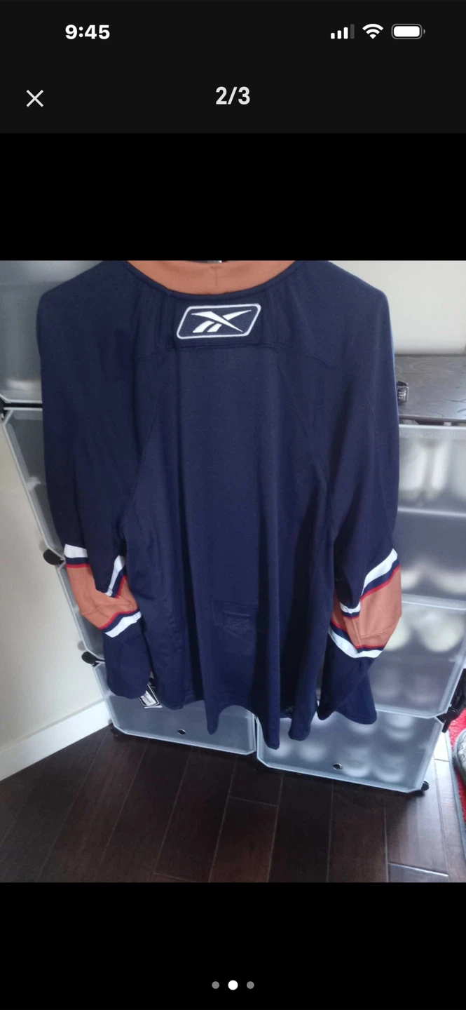 Reebok Oilers Edge Pro Jersey Size 52 - photo 2