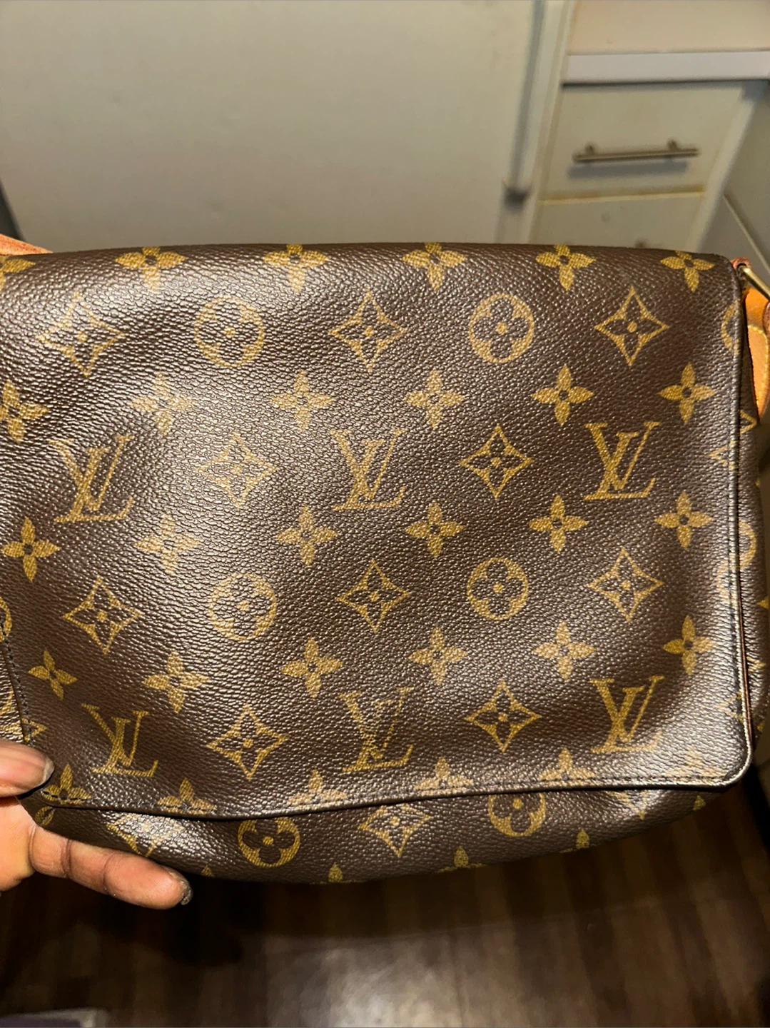 Louis Vuitton Brown Monogram Shoulder Bag