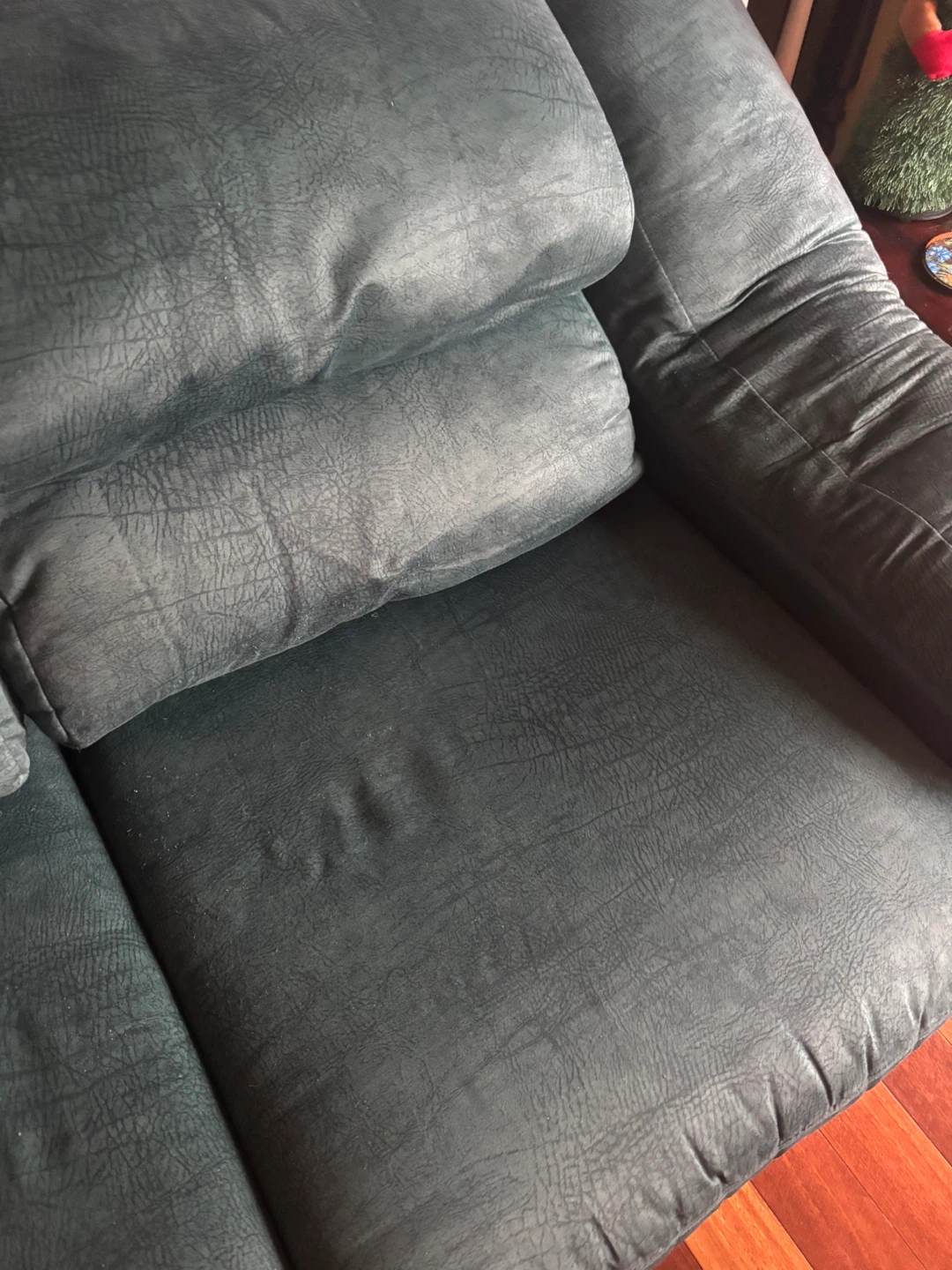 Green Loveseat and Couch - 2 pc - photo 3