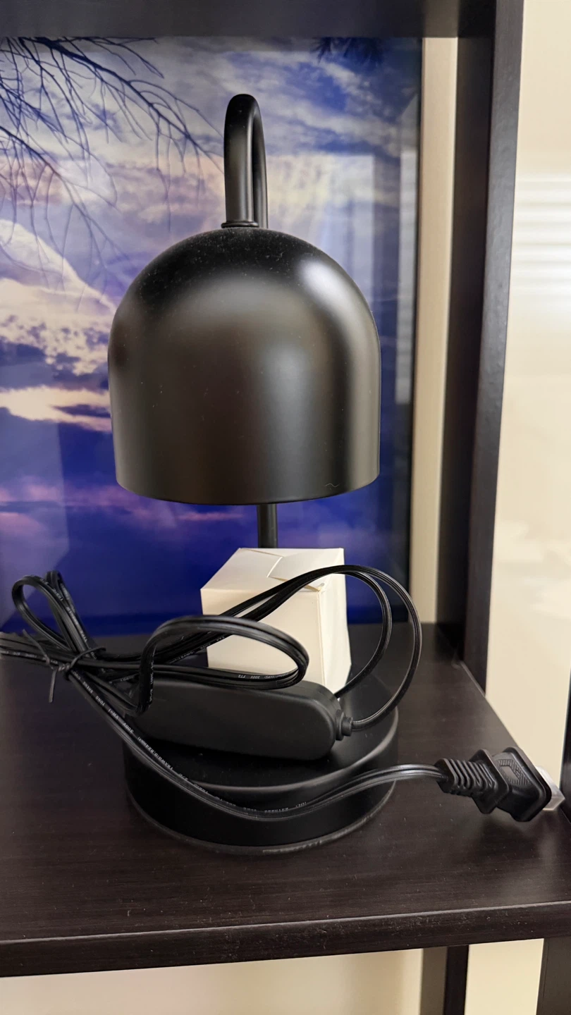 Black Candle Warmer Lamp