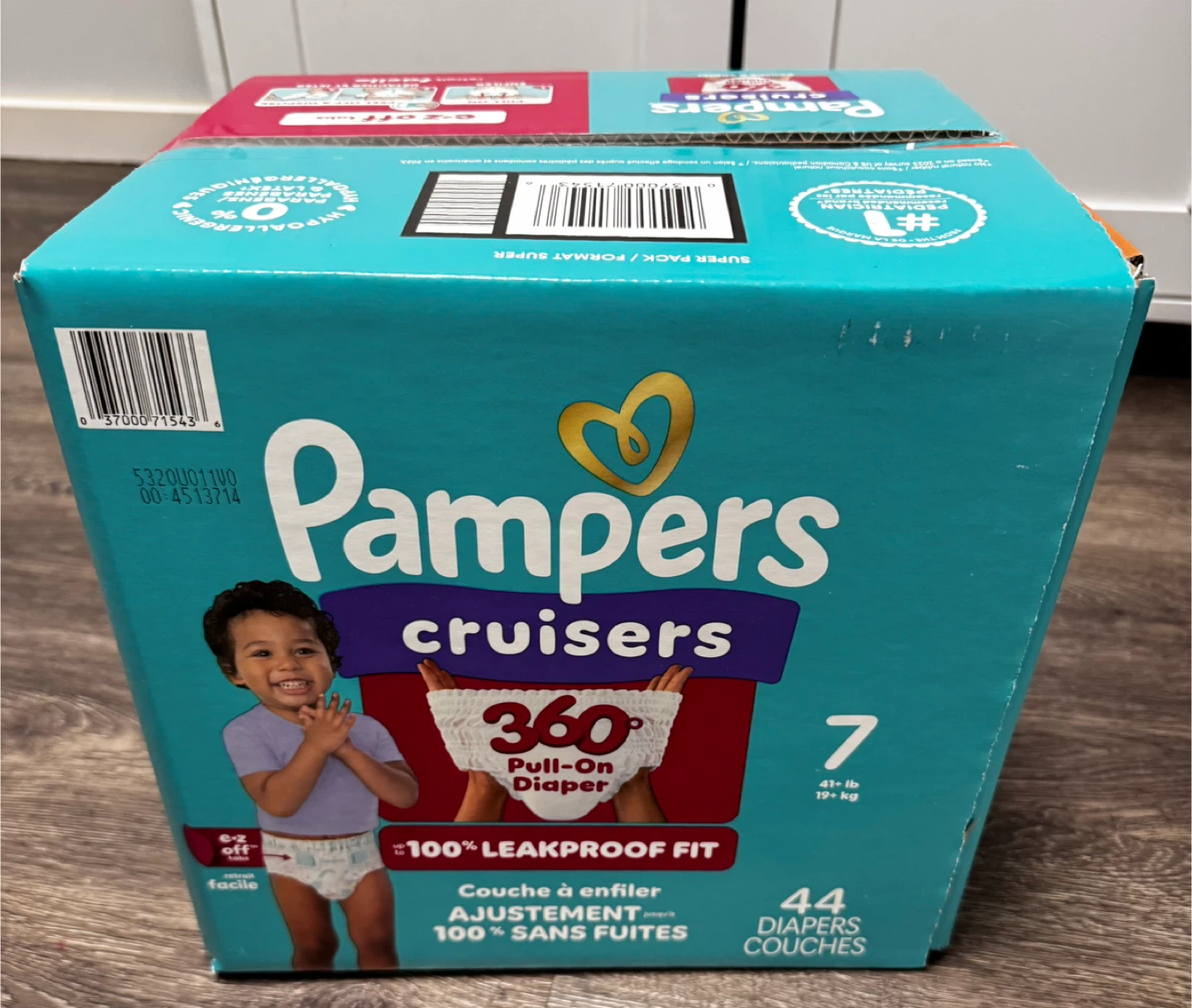 Pampers Cruisers 360 Pull-On Diapers, Size 7 (44 count)