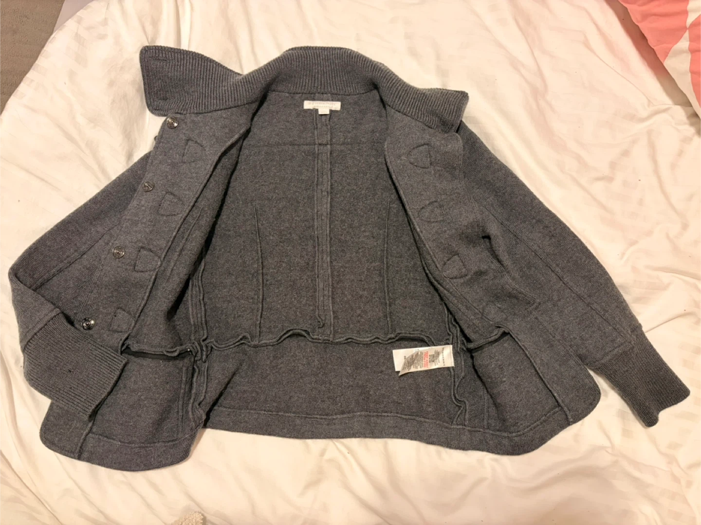 Burberry Children's Grey Wool Jacket - Size 10Y 140cm - photo 2