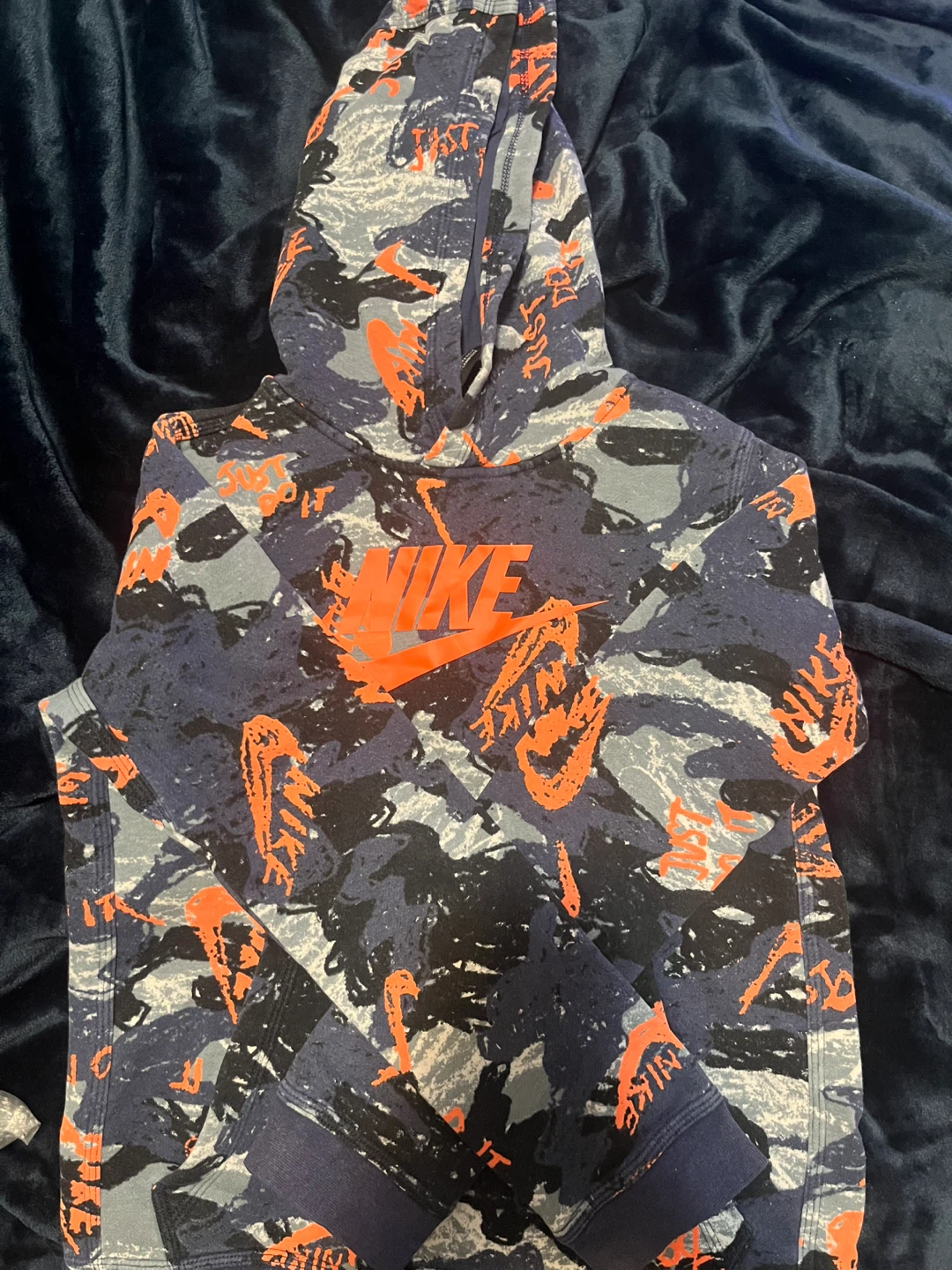 Nike Camo Hoodie - Size L