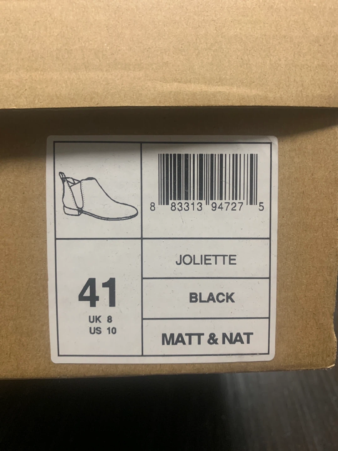 Matt & Nat Joliette Black Boots - Size 10 - photo 2