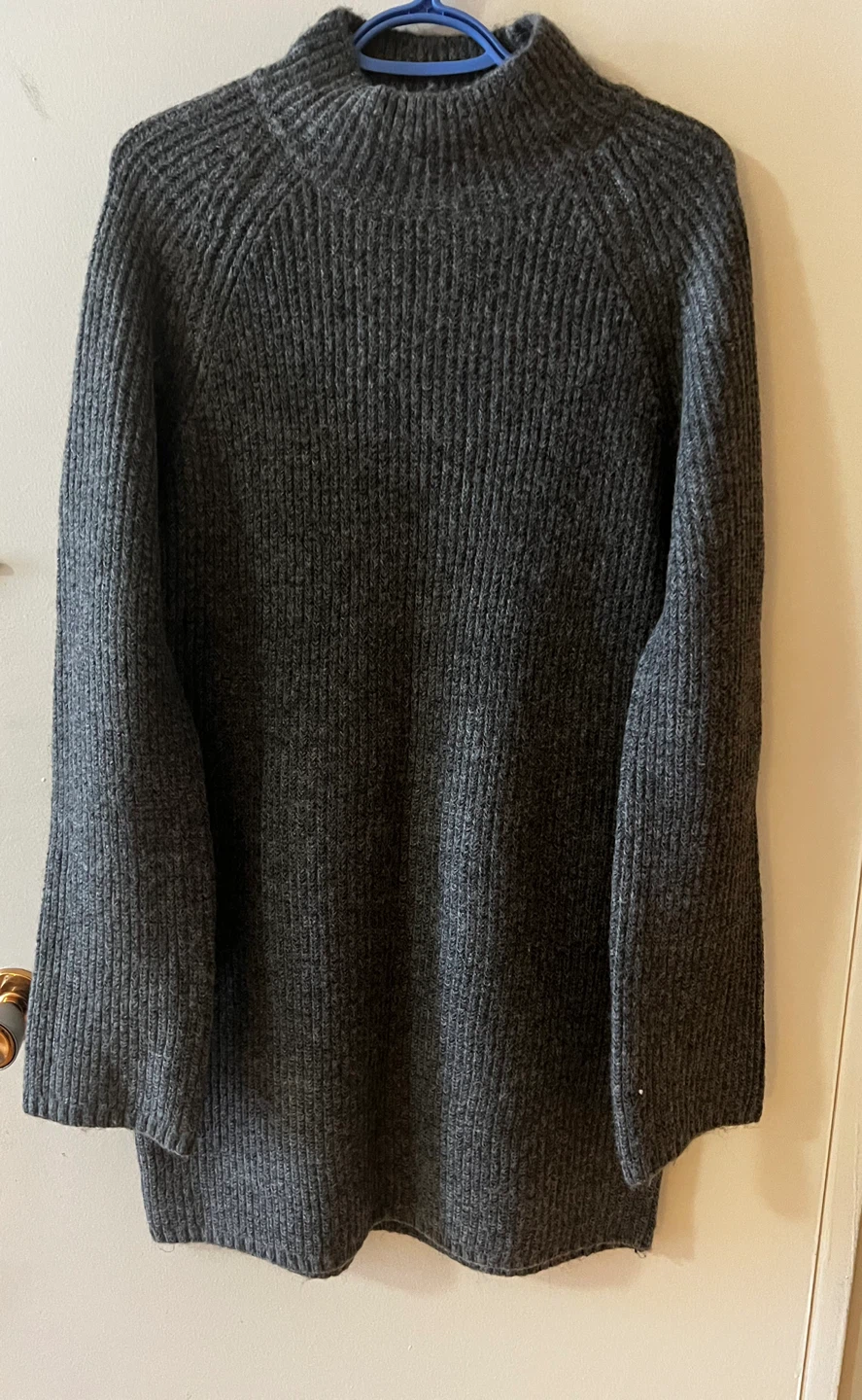 H& M Charcoal Grey Mock Neck Sweater - photo 3