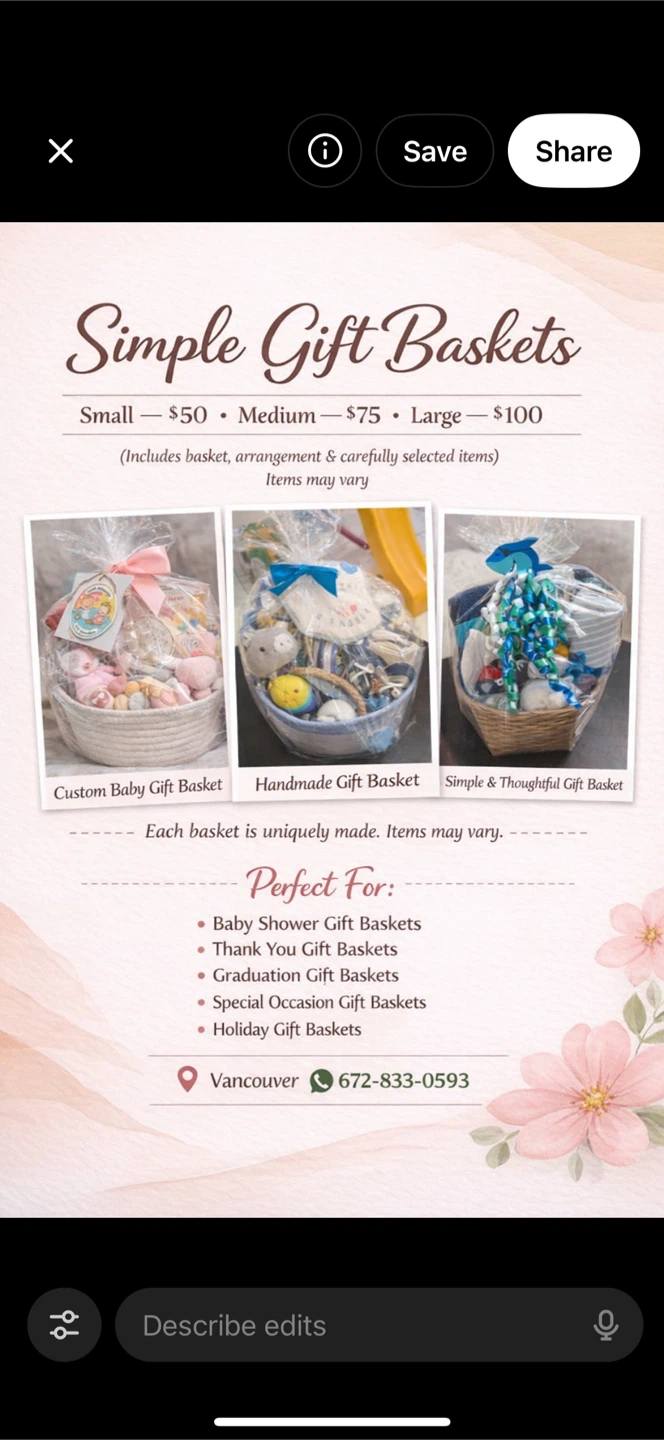 Simple Gift Baskets - Custom, Handmade, Thoughtful