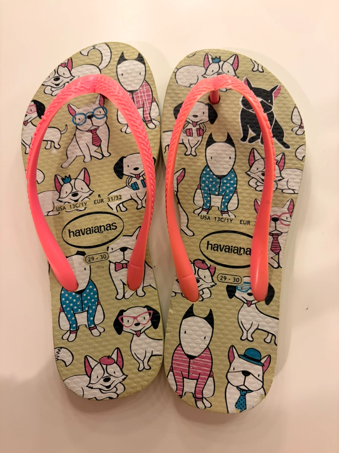 Havaianas Kids Flip Flops, Size 1Y/16M