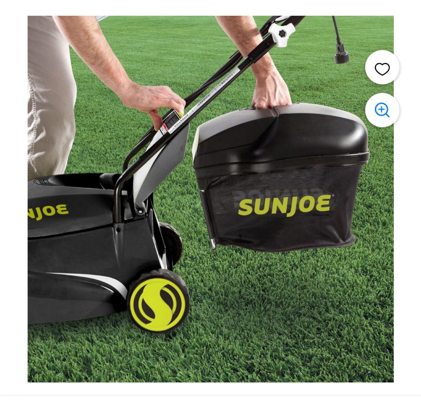 Sun Joe 14-Inch 12 Amp Electric Lawn Mower - photo 4