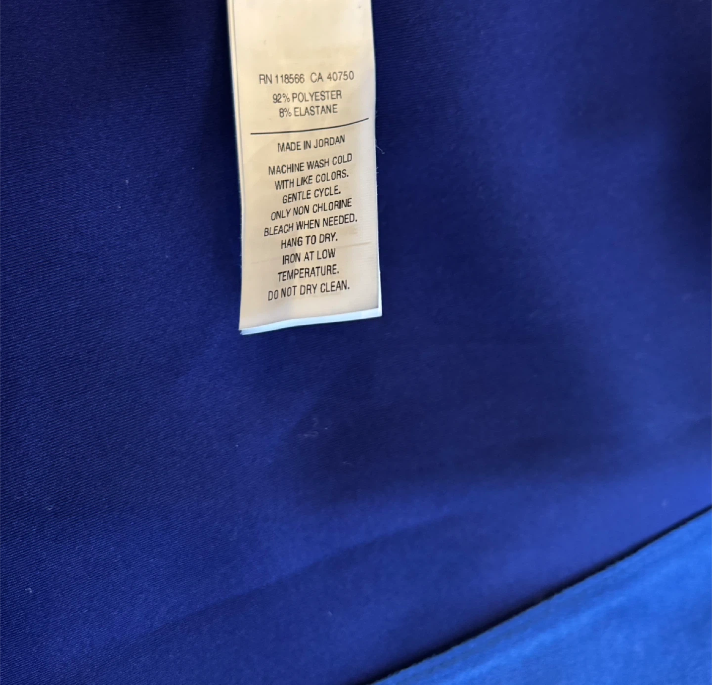 Cobalt blue faux suede jacket - photo 3