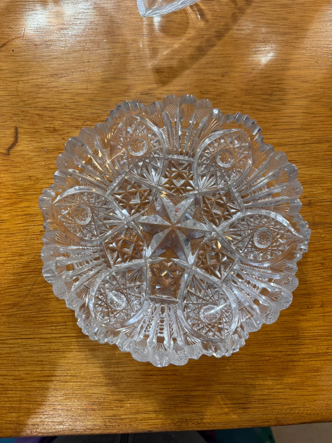 Vintage Clear Glass Bowl 🥕 - photo 2