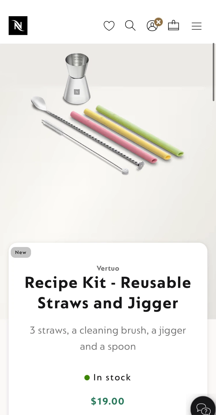 Nespresso Barista Shaker & Recipe Kit - photo 3