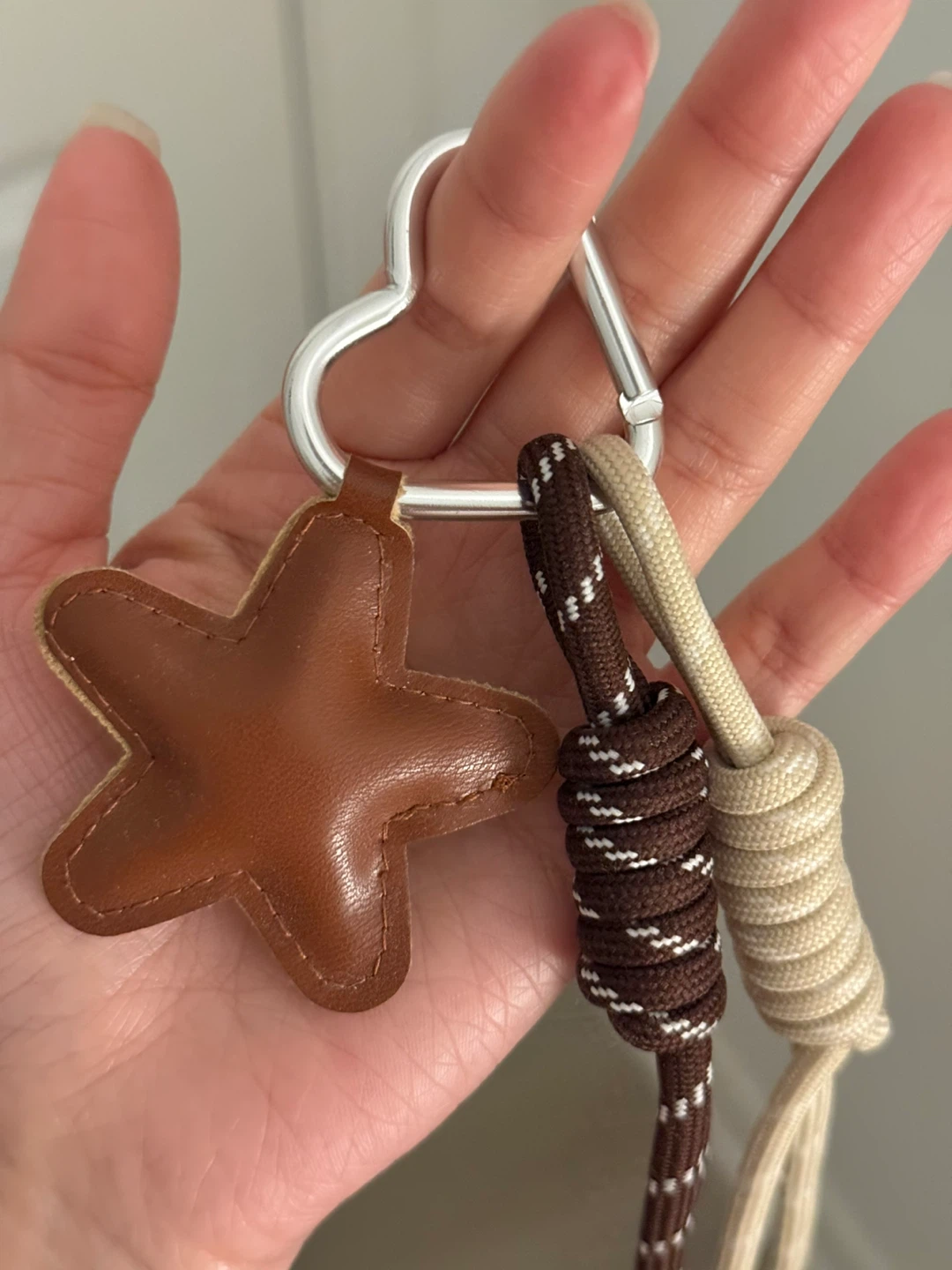 Leather Star Keychain - photo 2