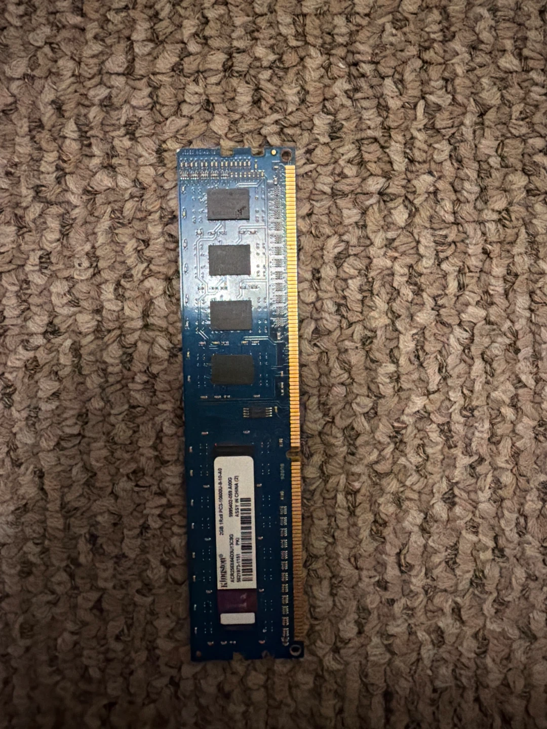 Kingston 2GB RAM PC3-10600U