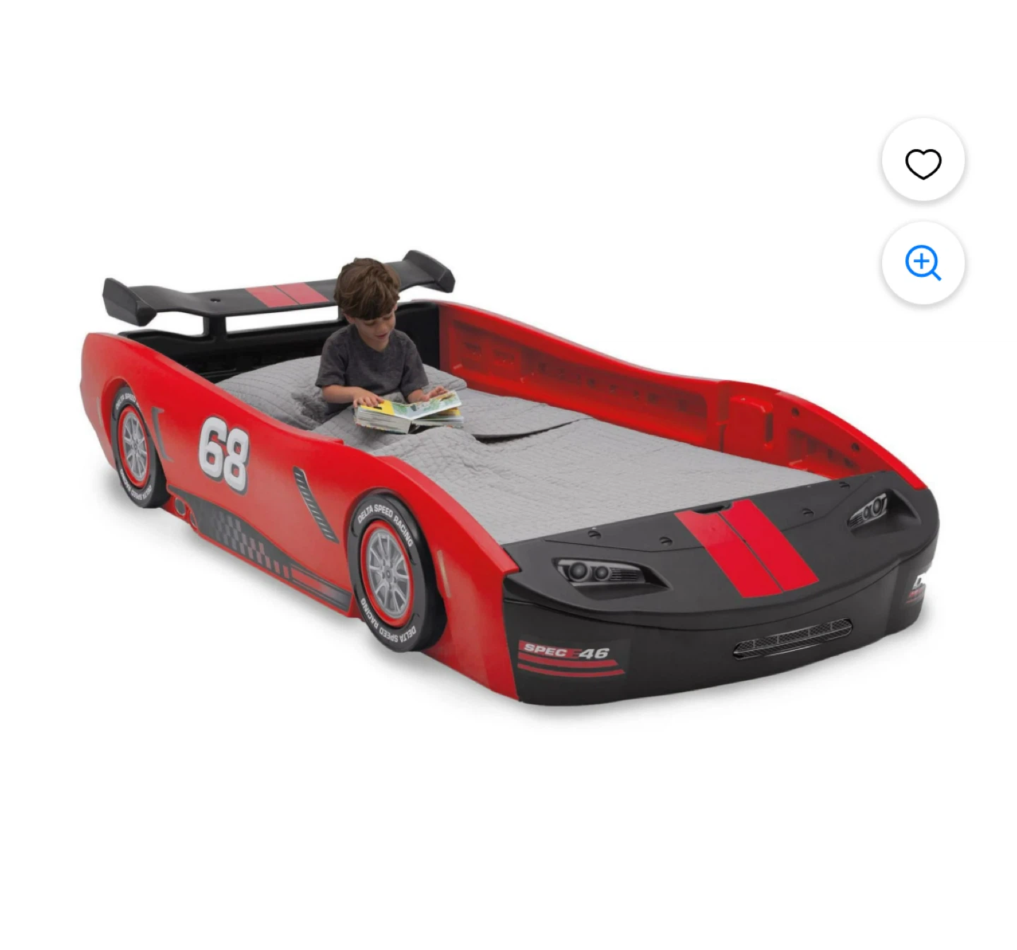 DCP Red Race Car Bed - Twin Size - photo 5