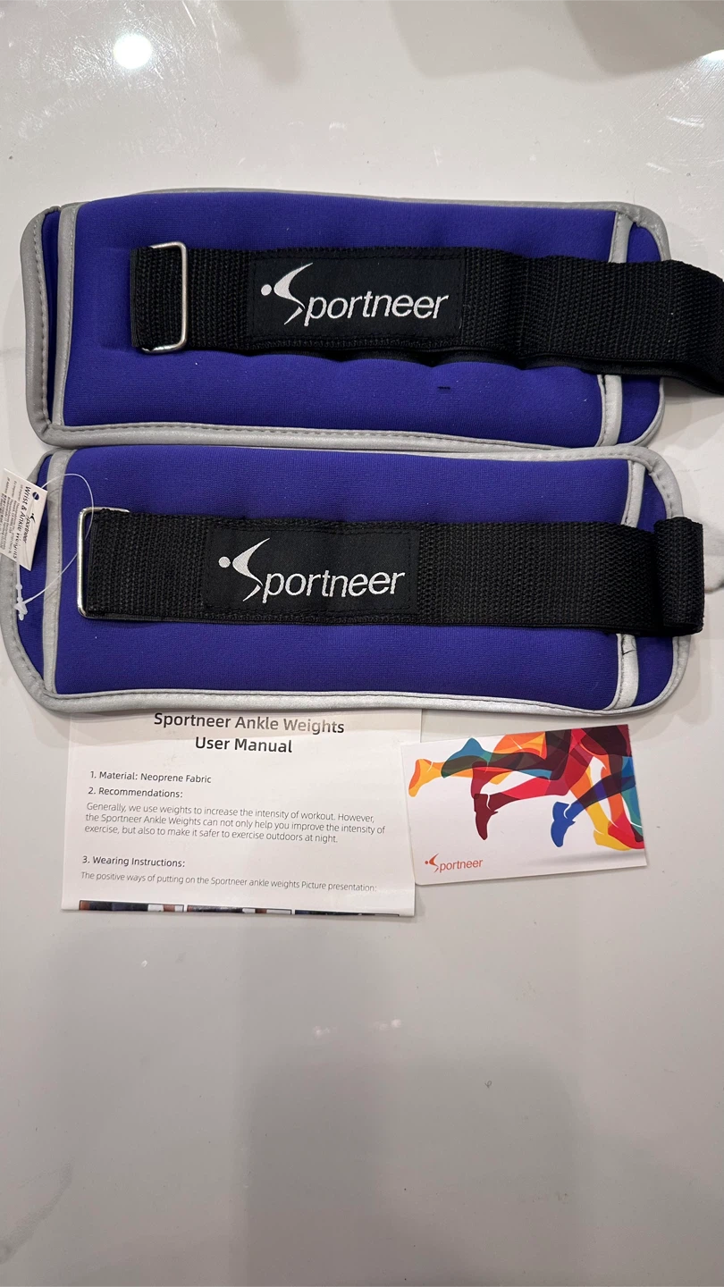 Sportneer Ankle Weights 1,5 lb*2 - Purple - New