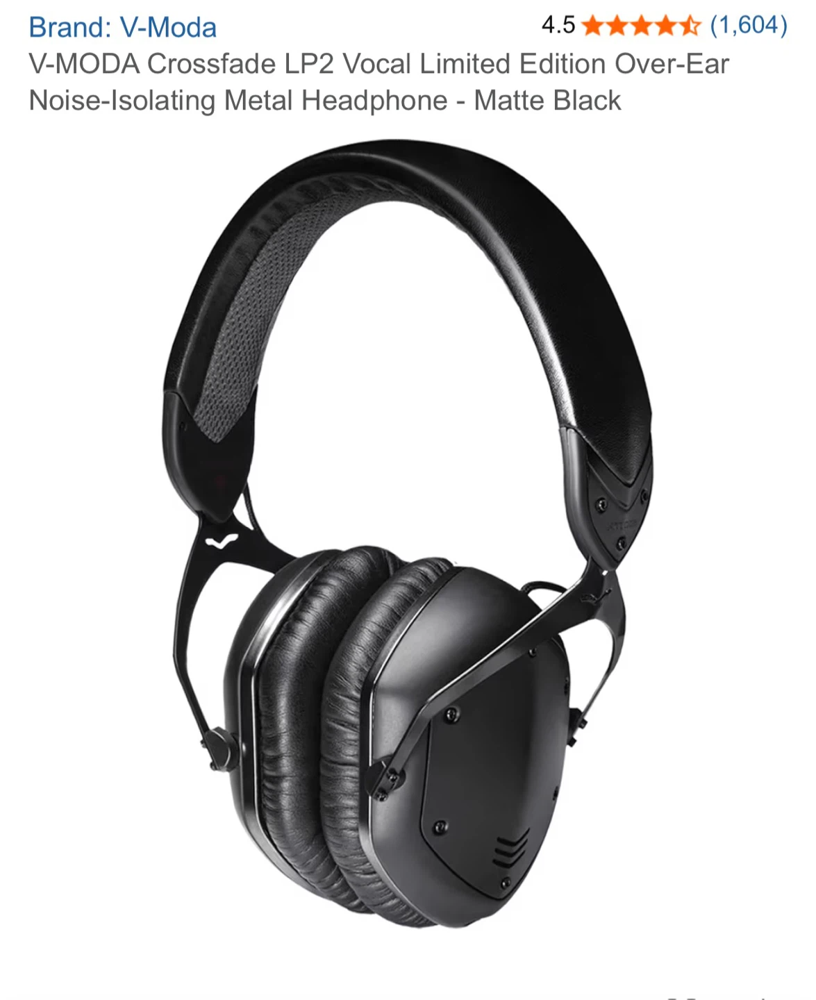 🥕V-Moda Crossfade LP2 Vocal Headphones