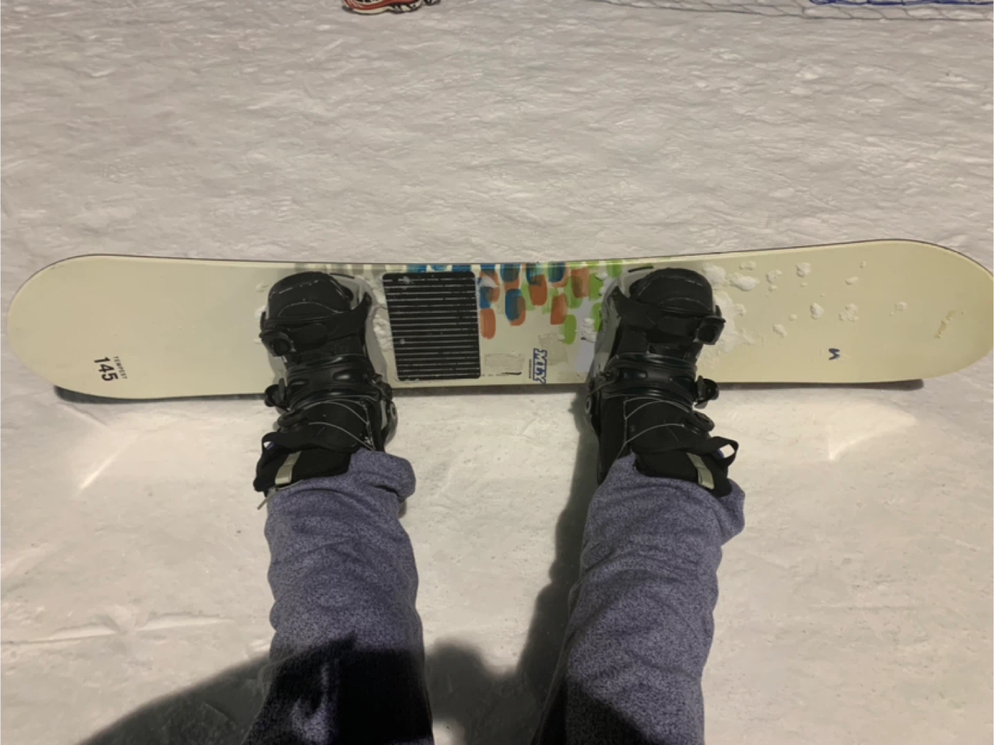 MLX Snowboard 145 with Salomon bindings - photo 3
