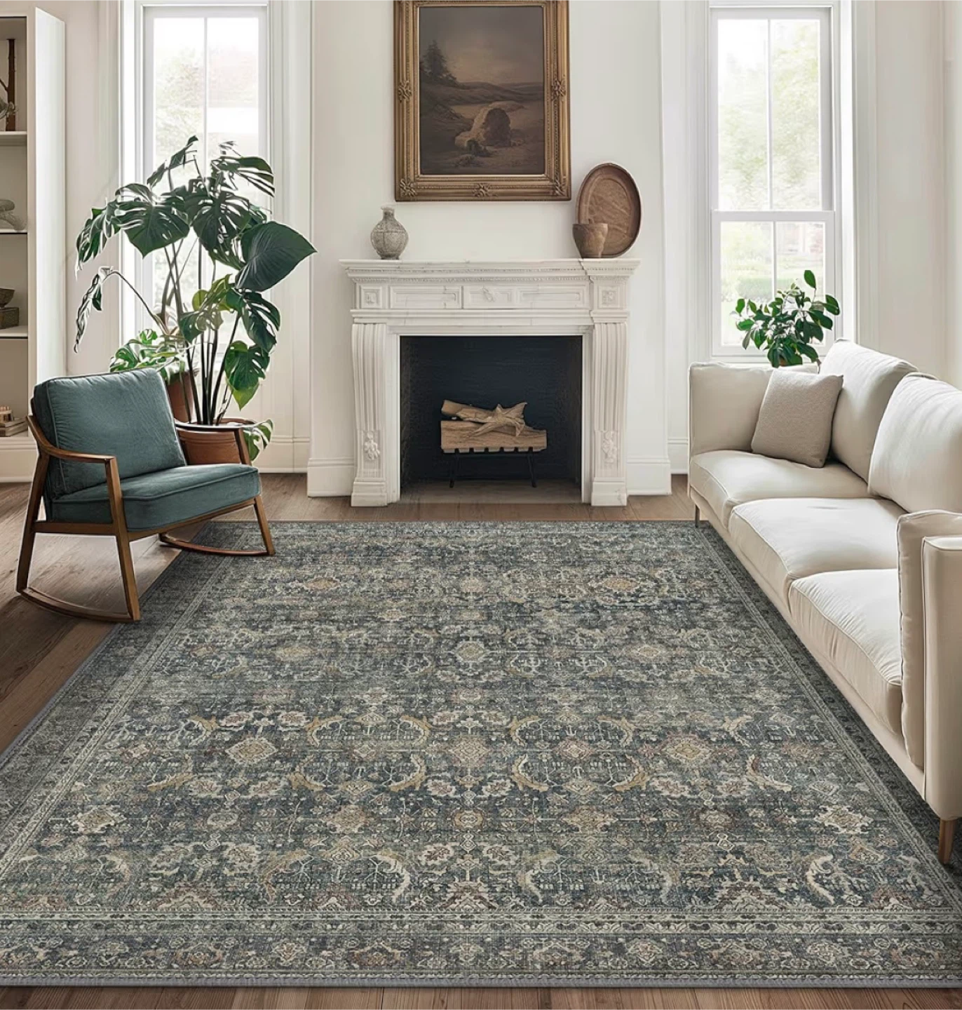 BESBLEE 6x9 Area Rug - Boho Style