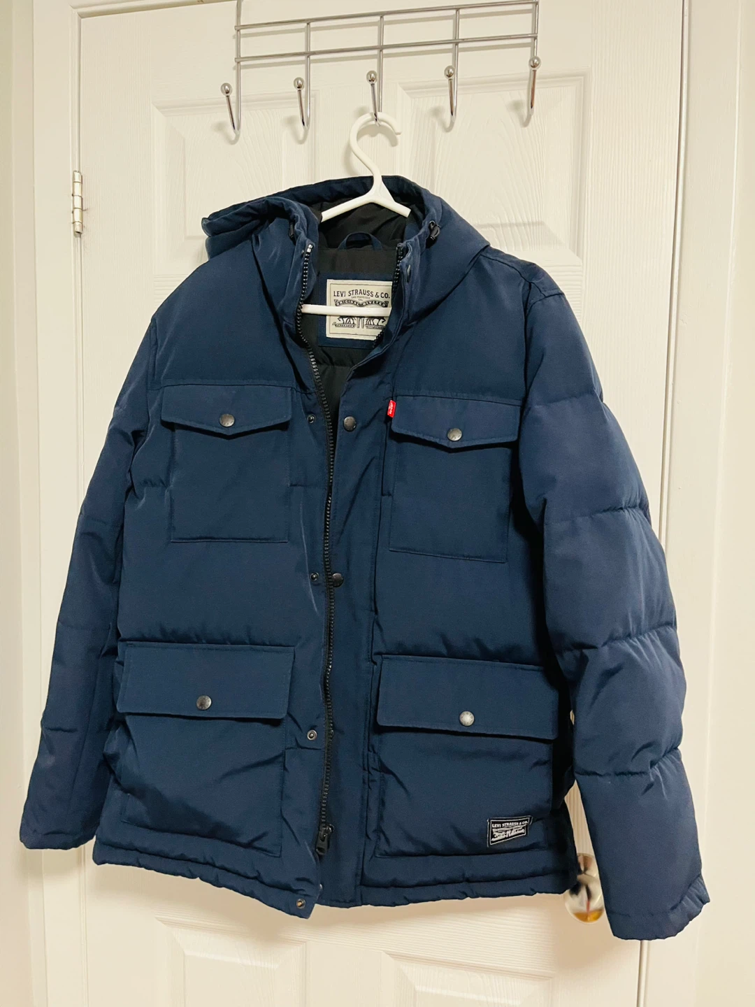Levi's Puffer Jacket, Navy Blue - photo 3
