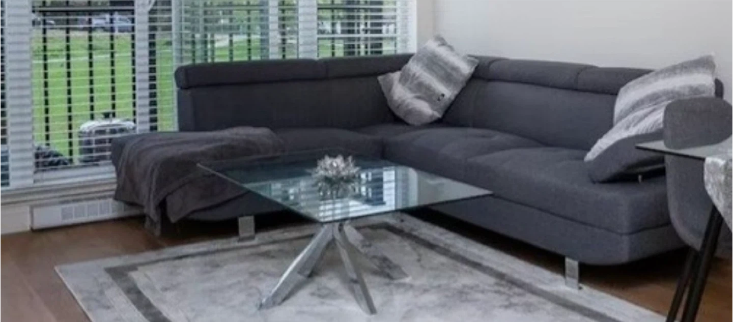 Modern Grey Sectional Sofa - photo 2