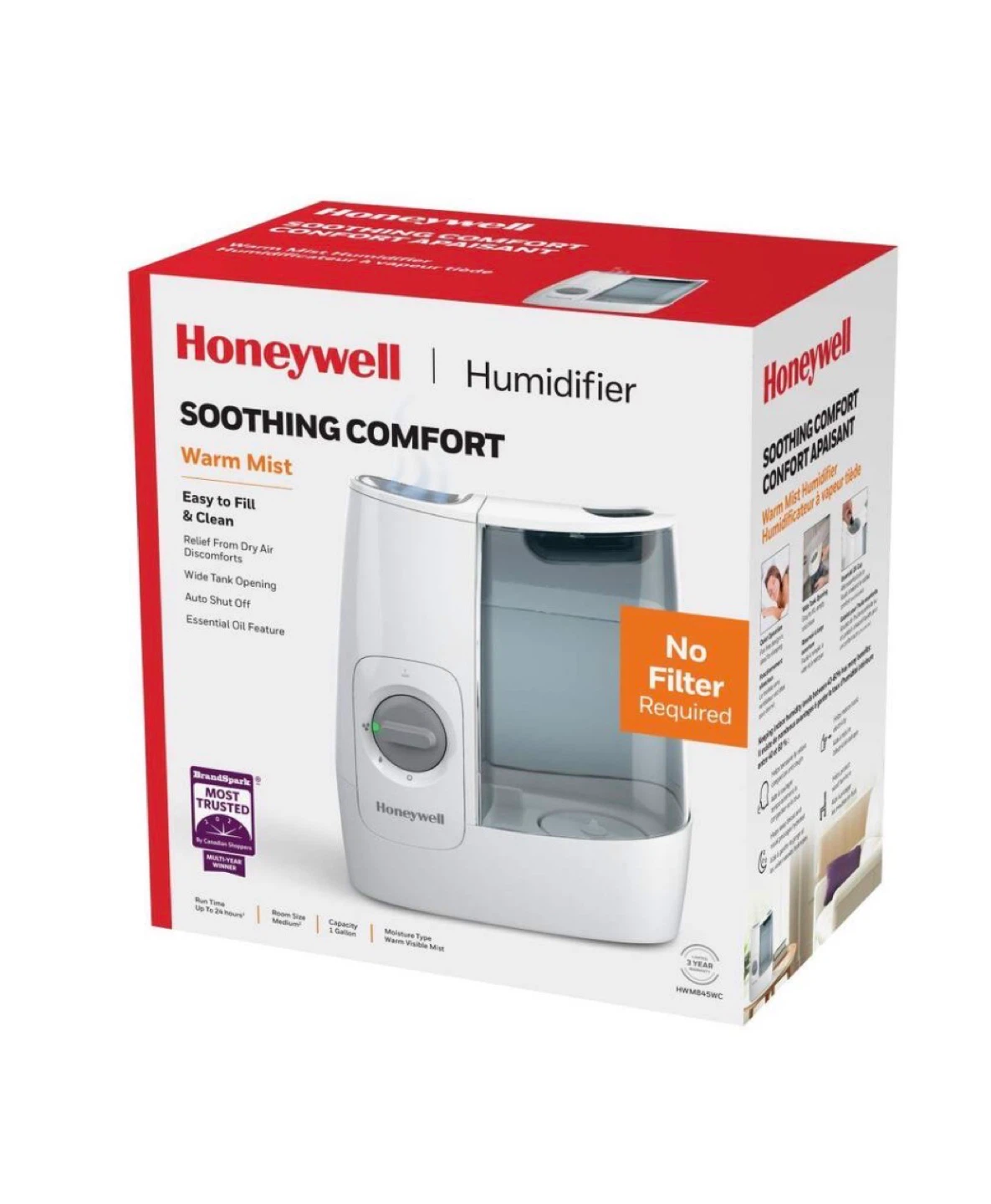 Honeywell Warm Mist Humidifier - photo 3