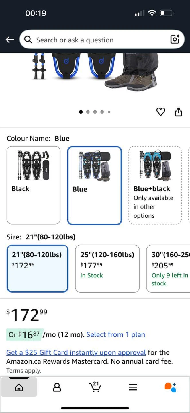 Odoland 4-in-1 Snowshoes Set — NEW - photo 2