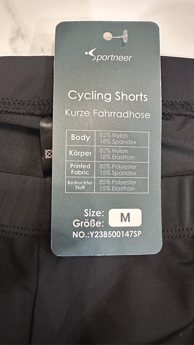 Sportneer Cycling Shorts - Size M - photo 3