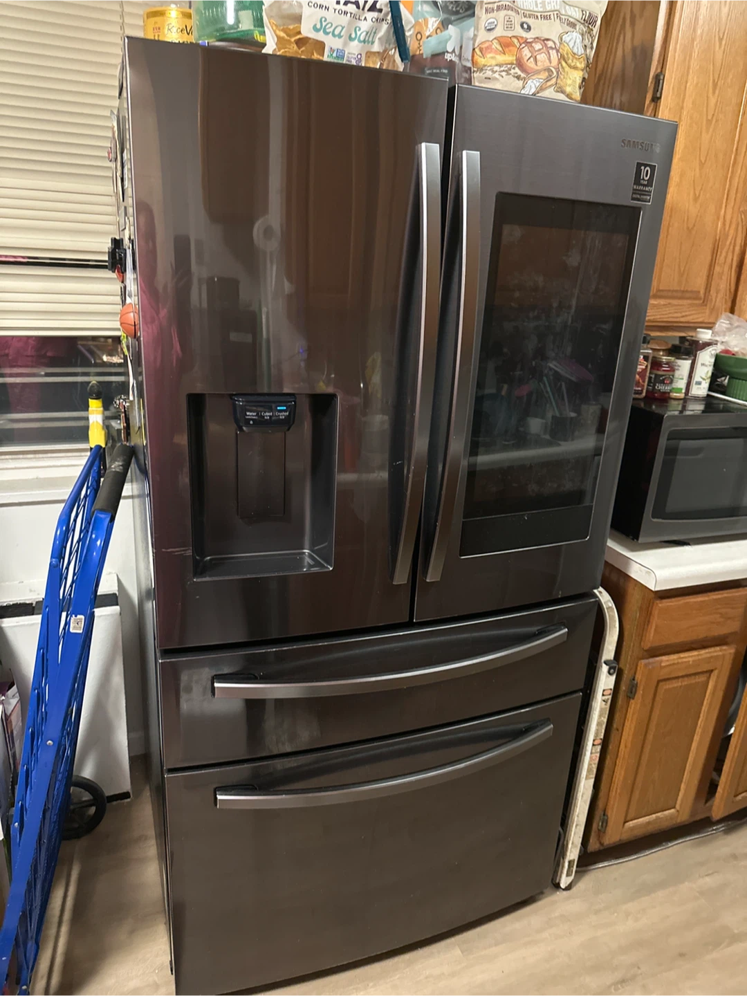 Samsung Family Hub Fridge Black Stainless