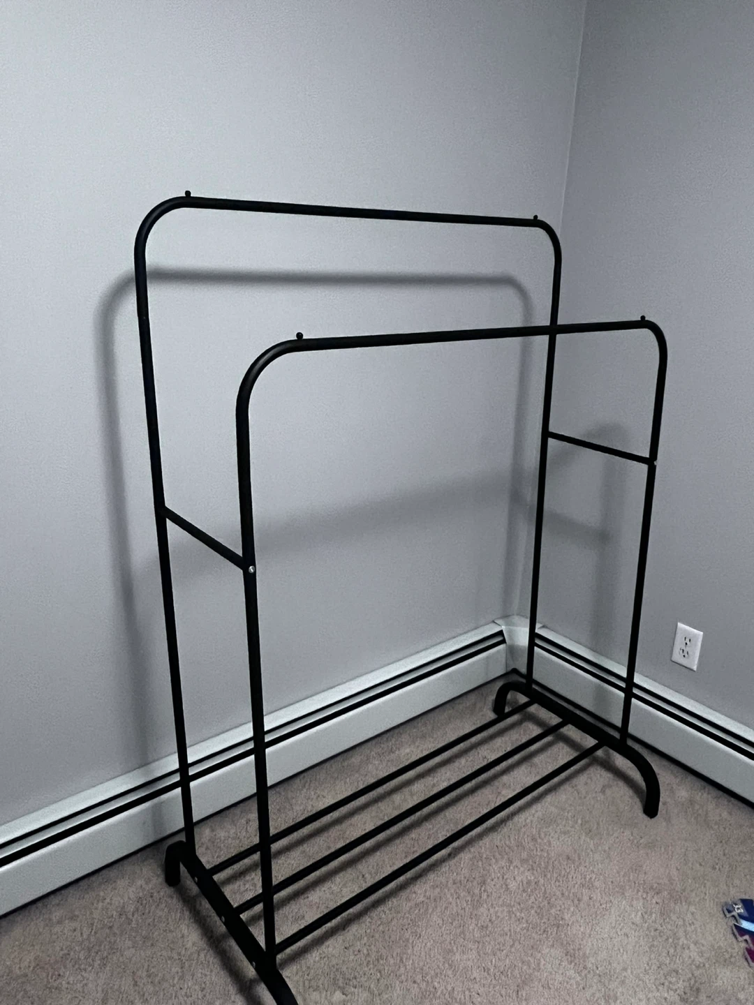 Black Metal Garment Rack