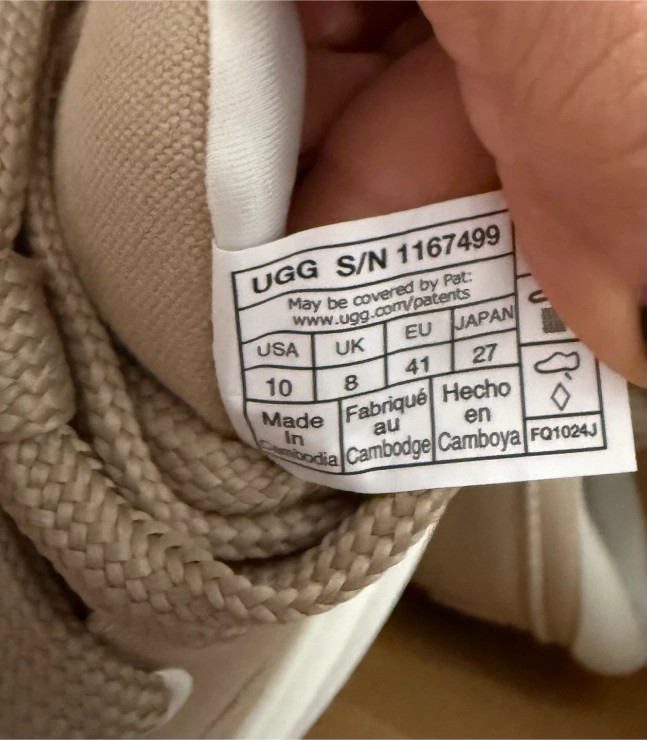 UGG W EZ-DUZZIT ESSENTIAL LACE UP Size 10 - photo 3