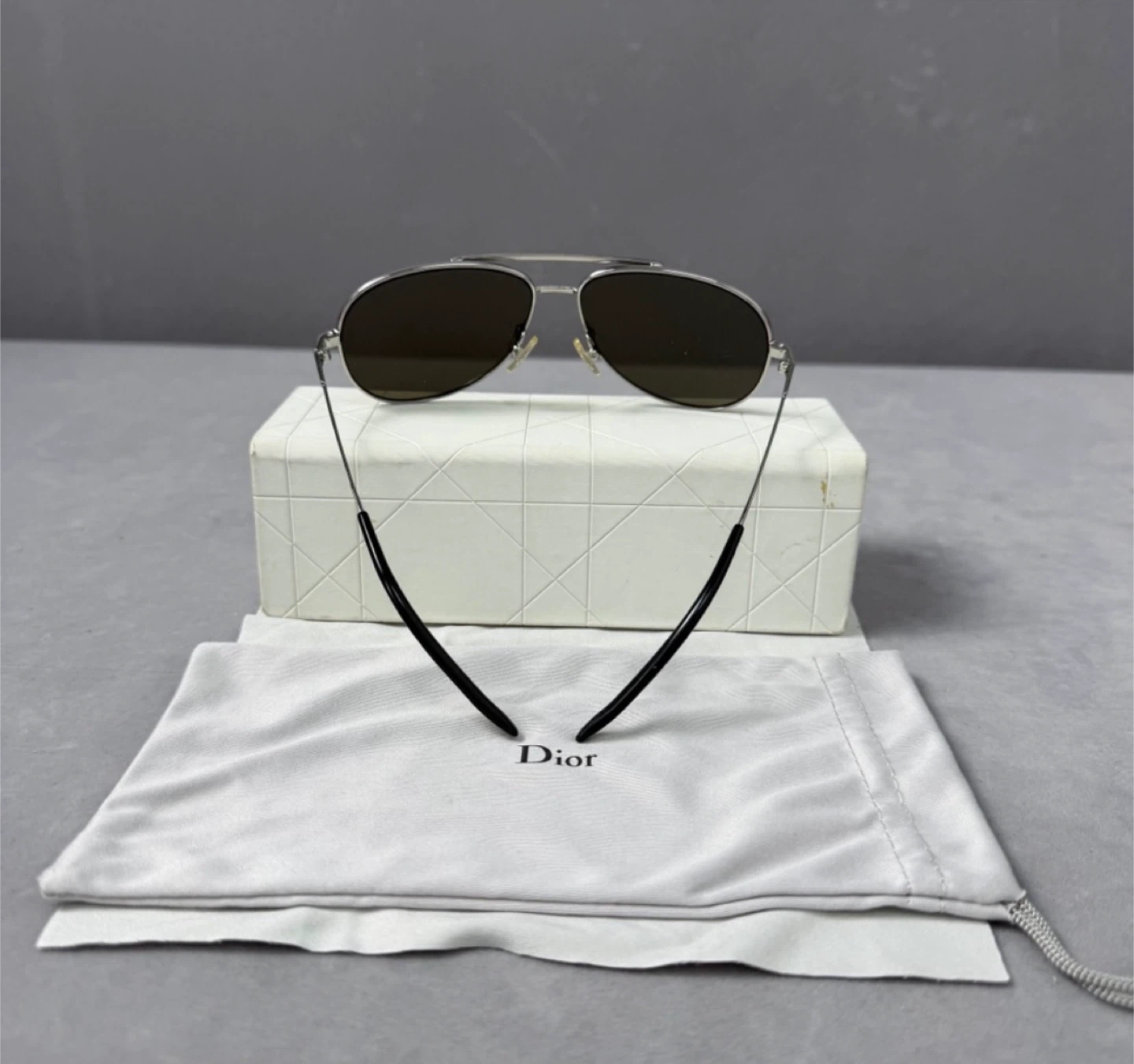 Dior Aviator Sunglasses with Case - photo 2
